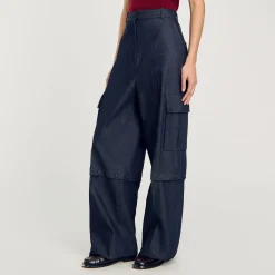 Pantaloni Modulari In Jeans