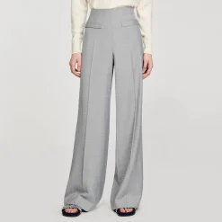 Pantaloni Svasati A Vita Alta