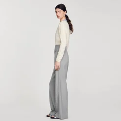 Pantaloni Svasati A Vita Alta