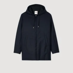 Parka Con Zip E Cappuccio