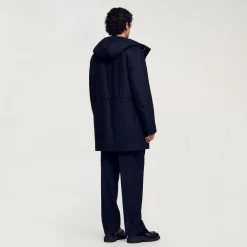 Parka In Lana Con Cappuccio