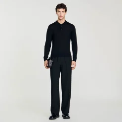 Polo In Maglia Fine