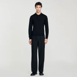 Polo In Maglia Fine