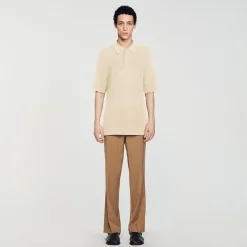 Polo In Maglia Traforata