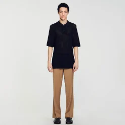 Polo In Maglia Traforata