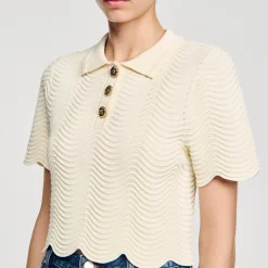 Pullover Corto In Maglia
