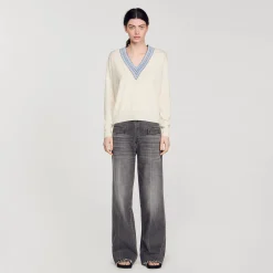 Pullover In Lana E Cashmere