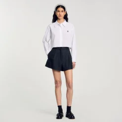 Shorts Con Motivi Spigati