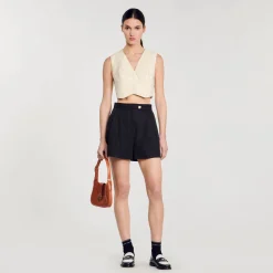 Shorts In Gabardina