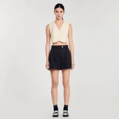 Shorts In Gabardina