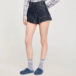 Shorts In Raw Denim