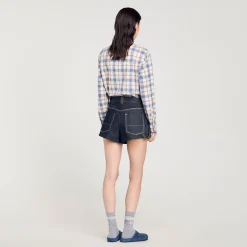 Shorts In Raw Denim