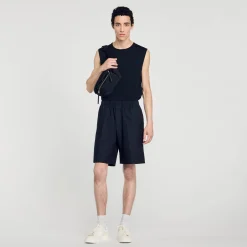Shorts In Tela Di Cotone