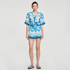 Shorts Larghi Con Stampa