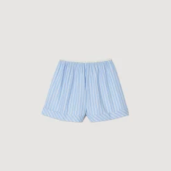 Shorts Larghi In Cotone