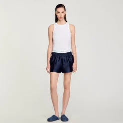 Shorts Tipo 2 In 1 In Raso