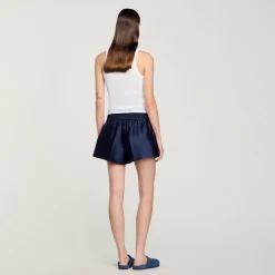 Shorts Tipo 2 In 1 In Raso