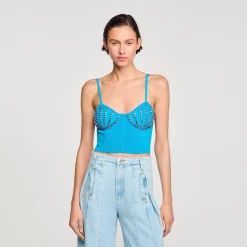 Top Con Conchiglie Di Strass
