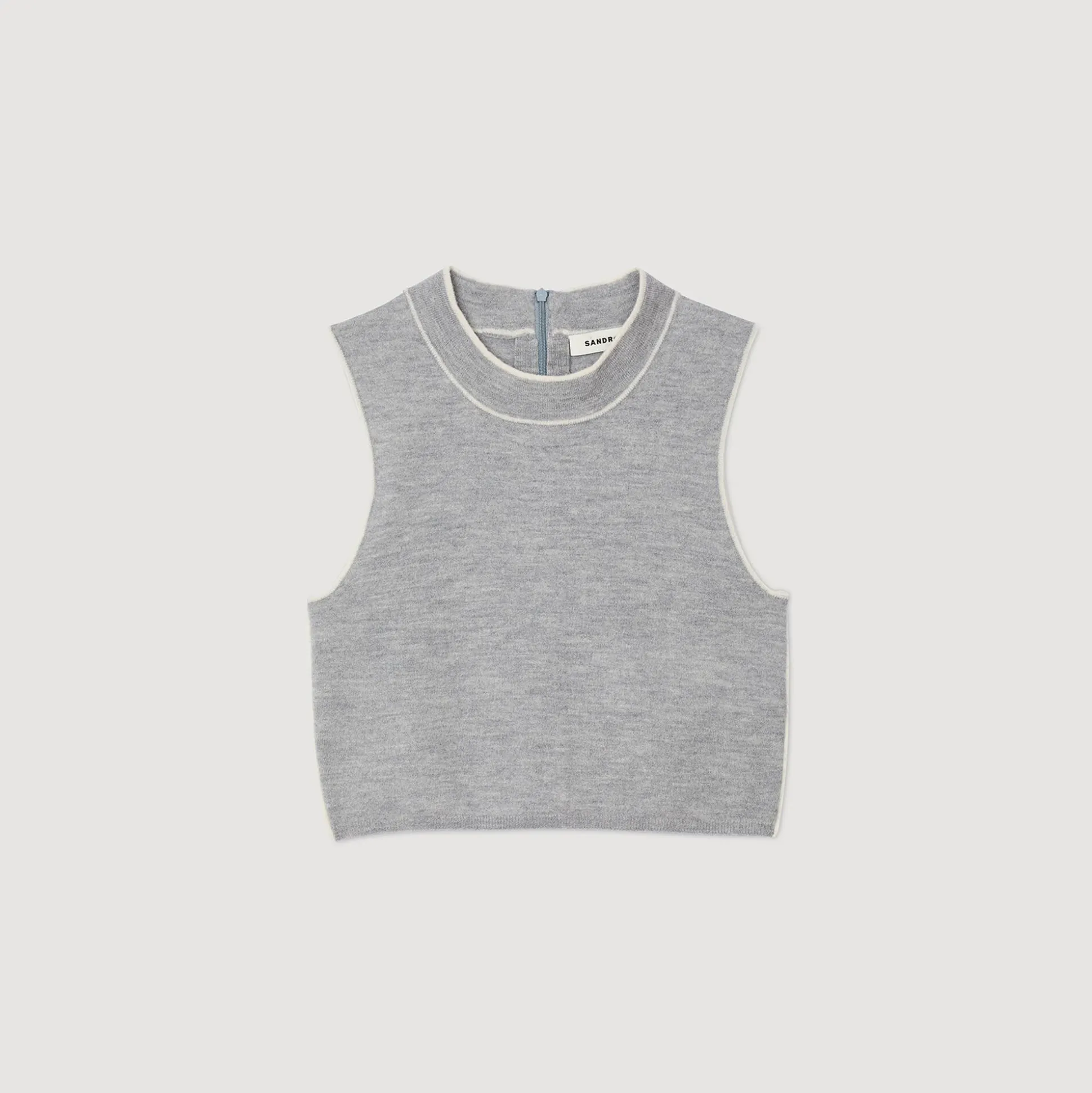 Top Corto In Maglia Senza Maniche