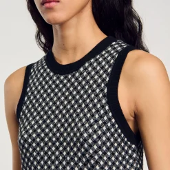Top In Maglia A Quadri