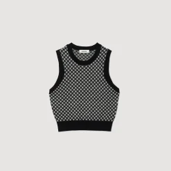 Top In Maglia A Quadri