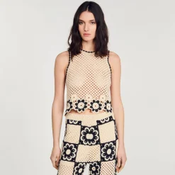 Top In Maglia Crochet