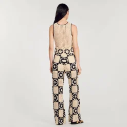 Top In Maglia Crochet