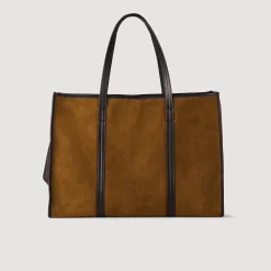 Tote Bag In Scamosciato