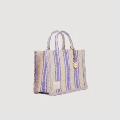 Tote Bag Kasbah In Tessuto A Righe