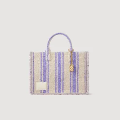 Tote Bag Kasbah In Tessuto A Righe