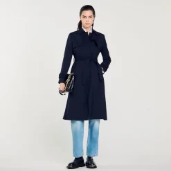 Trench Con Inserto Plissettato