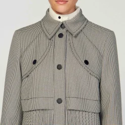 Trench Con Motivo Pied-de-poule