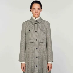 Trench Con Motivo Pied-de-poule