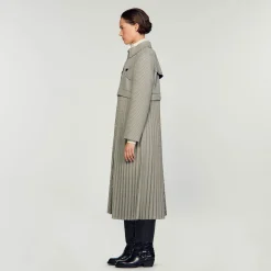 Trench Con Motivo Pied-de-poule