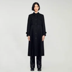Trench Plissettato
