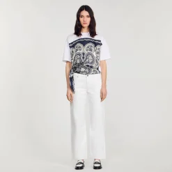 T-shirt A Foulard