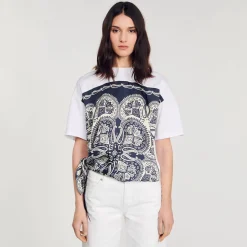 T-shirt A Foulard