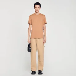 T-shirt Con Applicazione Square Cross