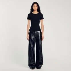 T-shirt Con Passamaneria Glitterata