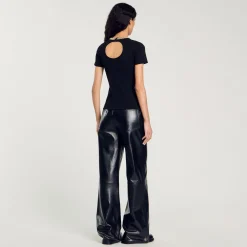 T-shirt Con Passamaneria Glitterata