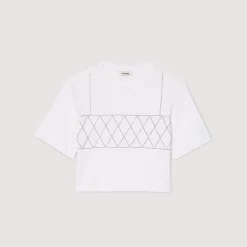 T-shirt Corta Glitterata