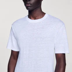 T-shirt In Lino Certificato