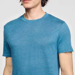 T-shirt In Lino Certificato