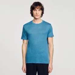 T-shirt In Lino Certificato