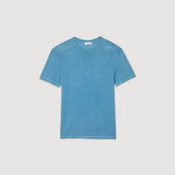 T-shirt In Lino Certificato