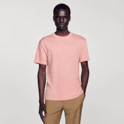 T-shirt In Lino Certificato