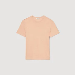 T-shirt In Lino Certificato