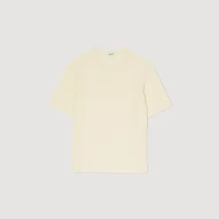 T-shirt In Maglia Bouclé