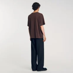 T-shirt Oversize Con Fiore