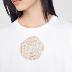 T-shirt Rosa Strass